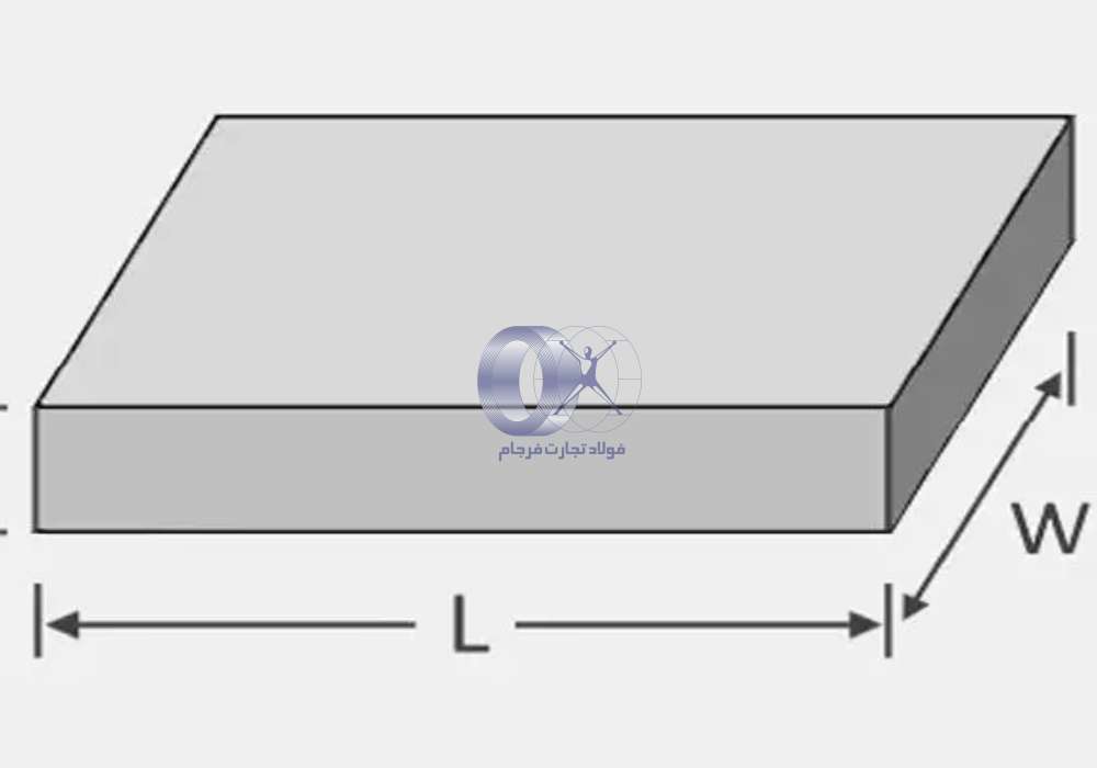ابعاد ورق استیل